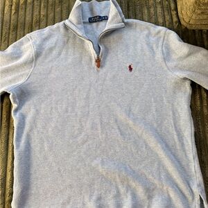 Ralph Lauren Light Blue Quarter-Zip Pullover